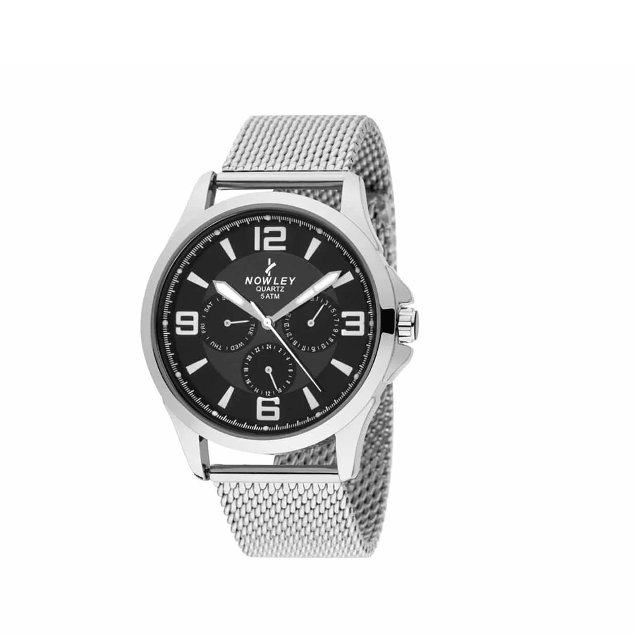 Φωτογραφία προϊόντος: Nowley Hot Chrome Black Dial Analog