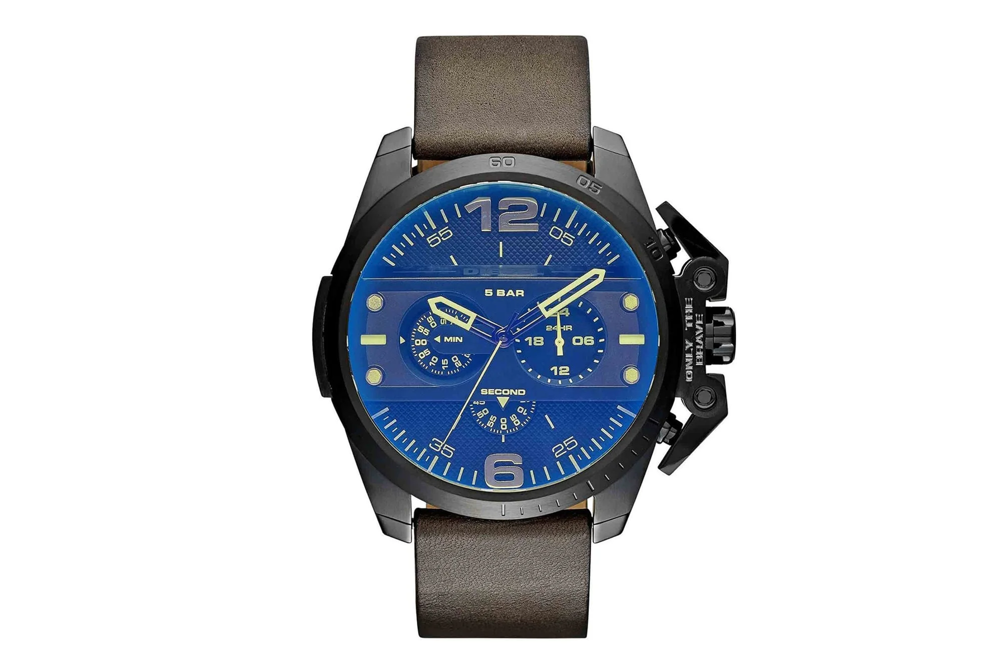 Φωτογραφία προϊόντος: Diesel Ironside Chronograph Blue Dial Brown Leather Men's Watch