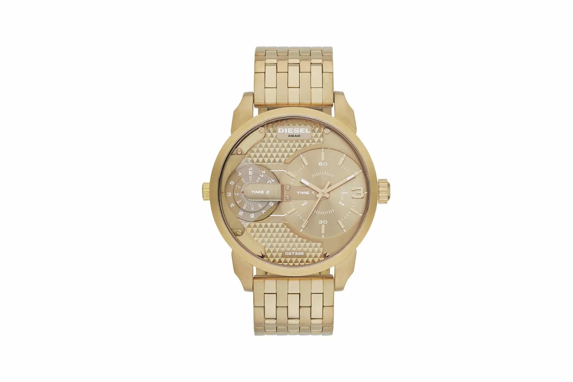 Φωτογραφία προϊόντος: Diesel Mini Daddy Champagne Dial Gold-tone Men's Watch