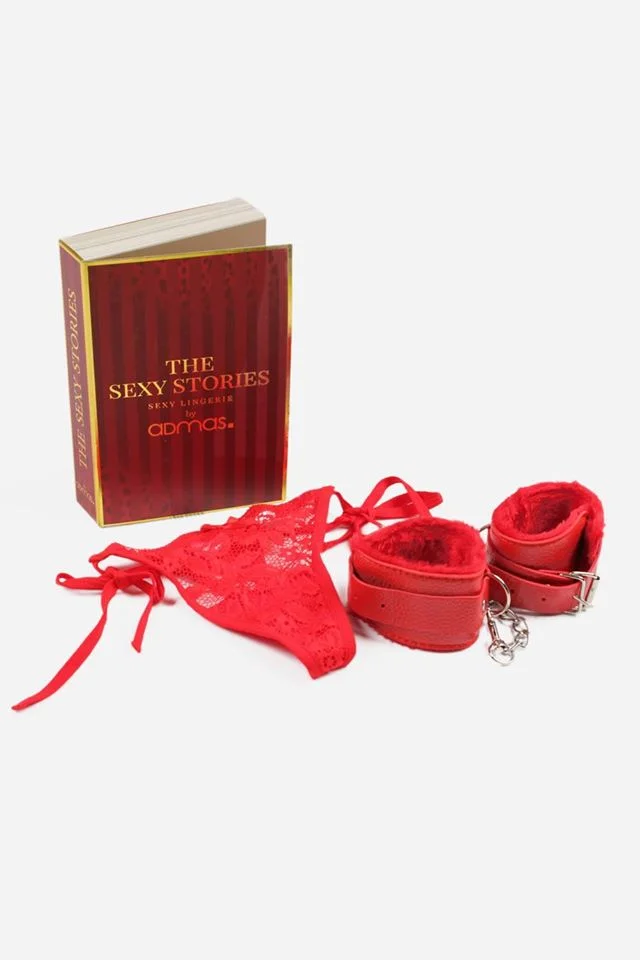 Φωτογραφία προϊόντος: ADMAS SEXY STORIES ΚΥΛΟΤΑΚΙ ΔΑΝΤΕΛΑ ΜΕ ΚΟΡΔΟΝΙ ΣΤΟ ΠΛΑΙ +ΧΕΙΡΟΠΕΔΕΣ