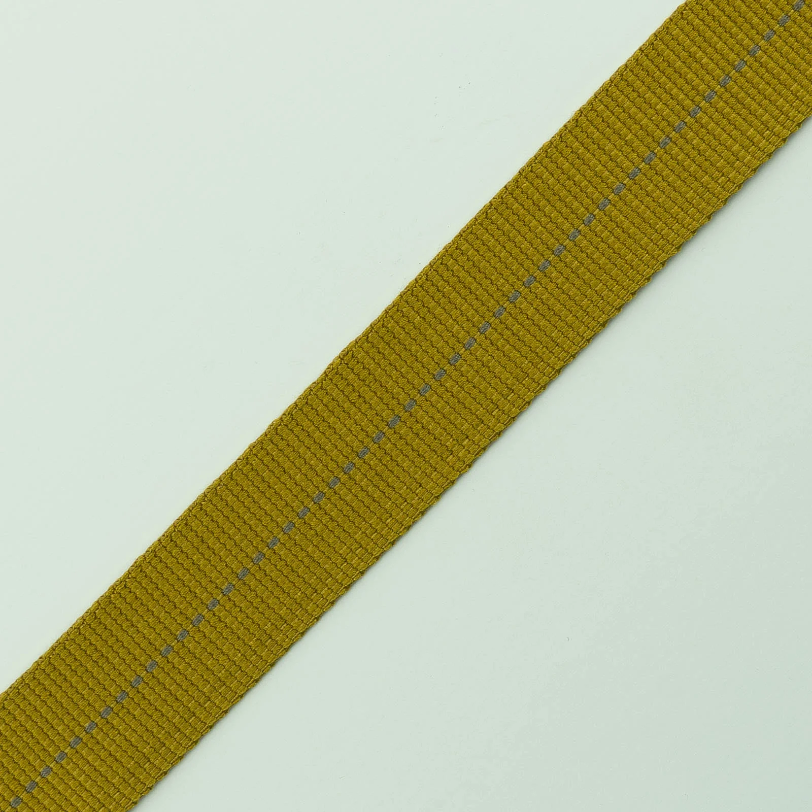 Φωτογραφία προϊόντος: Tape Belt Dark Mustard - Taupe Stitch Koralli 2.5Cm