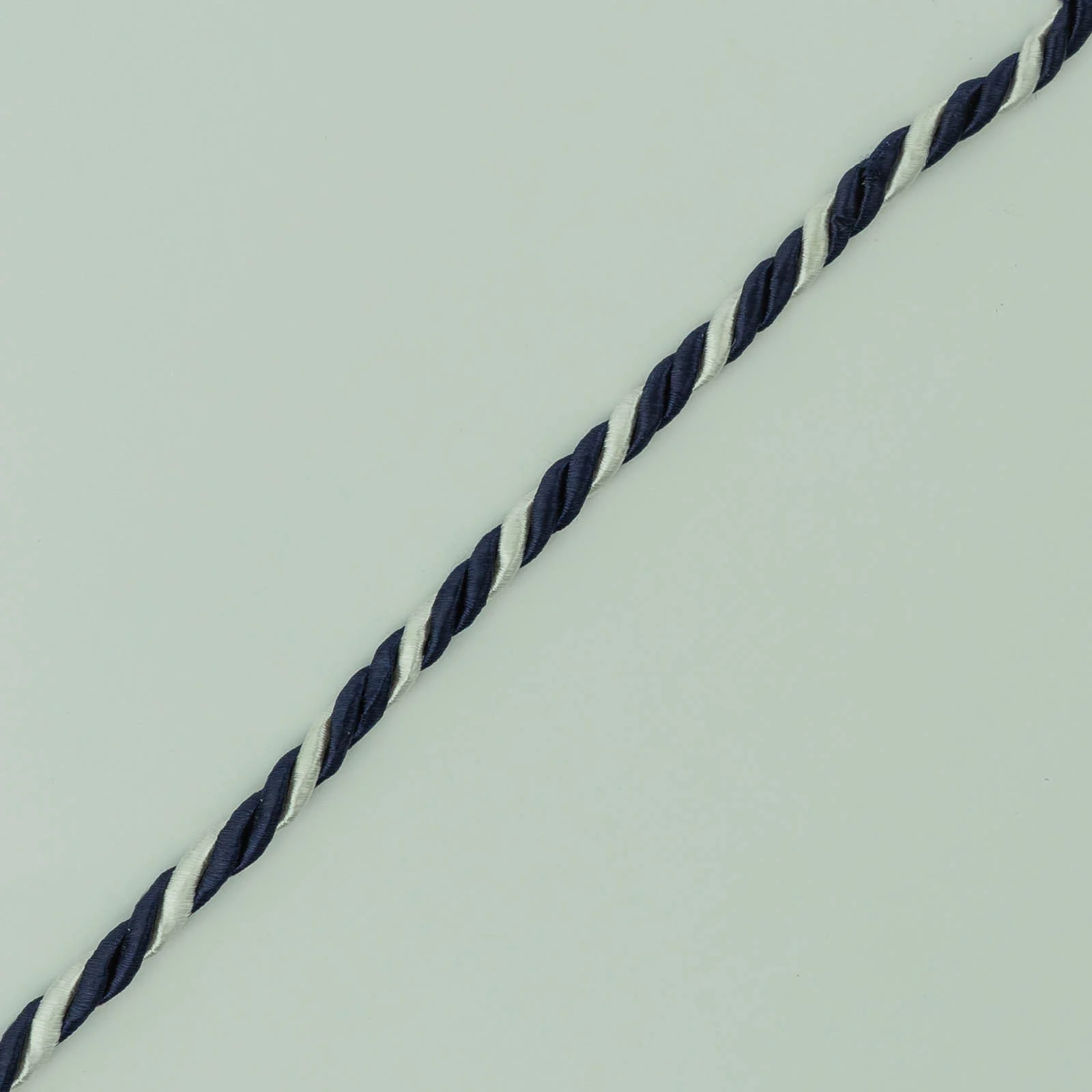 Φωτογραφία προϊόντος: Cord Twisted 3 Cords Rayon Dark Blue - White 0.6Cm