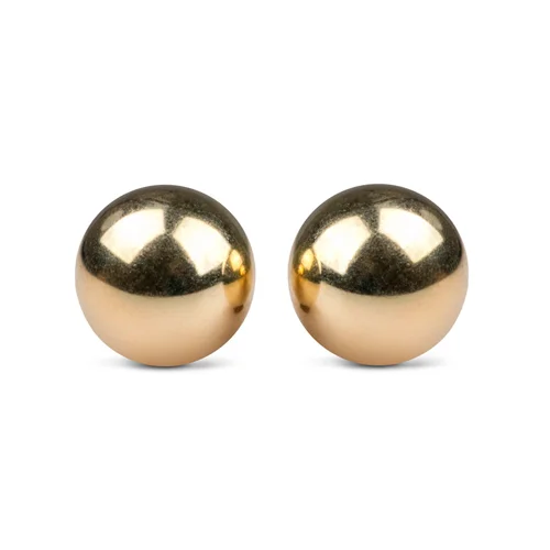 Φωτογραφία προϊόντος: EasyToys Gold ben wa balls - 25mm Χρυσές μπάλες κόλπου 1τμχ