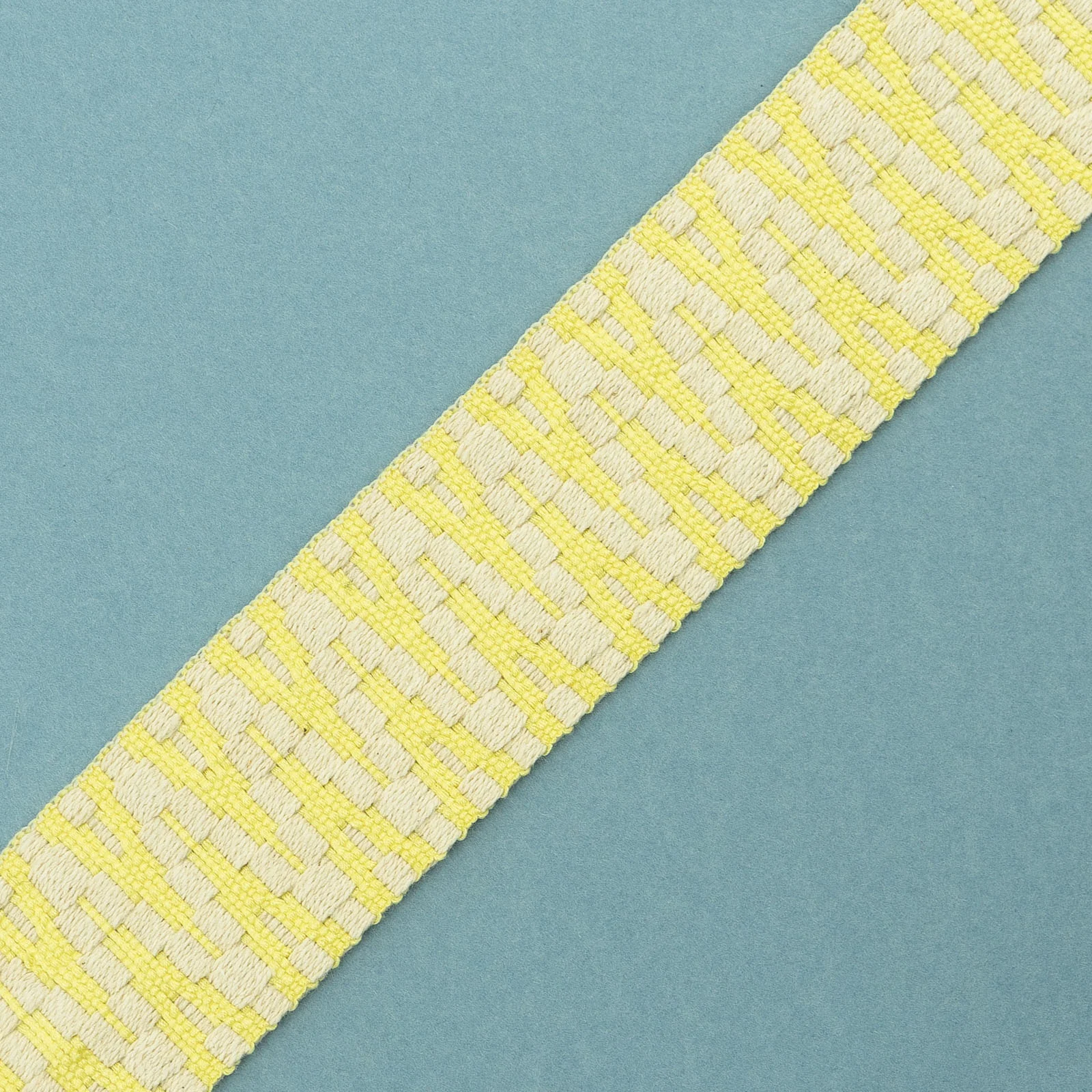 Φωτογραφία προϊόντος: Tape Belt Woven Aztec Ecru/Natural - Light Yellow Koralli 4Cm