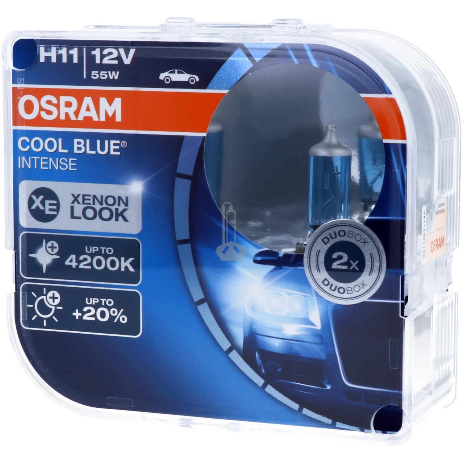 Φωτογραφία προϊόντος: OSRAM H11 12V 55W COOL BLUE INTENSE 4200K (64211CBI-HCB) 2τμχ