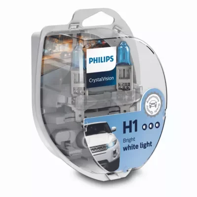 Φωτογραφία προϊόντος: PHILIPS H1 Crystal Vision 12V 60/55W 4300K 2τμχ - 12258CVSM