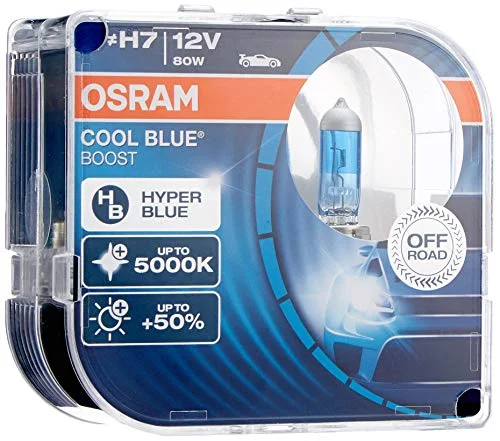 Φωτογραφία προϊόντος: OSRAM 12V H7 80W +50% ΠΕΡΙΣΣΟΤΕΡΟ ΦΩΣ COOL BLUE BOOST (62210CBB-HCB) 2τμχ