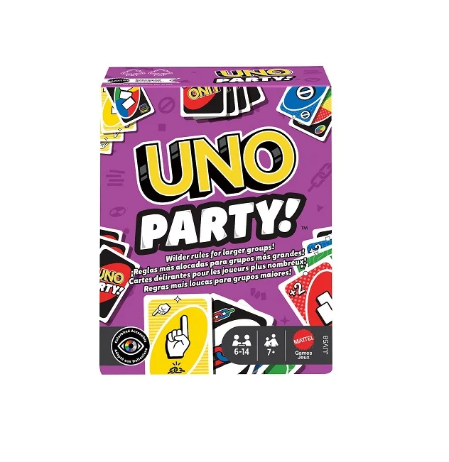 Φωτογραφία προϊόντος: Mattel ΕΠΙΤΡΑΠΕΖΙΟ UNO PARTY JJV58
