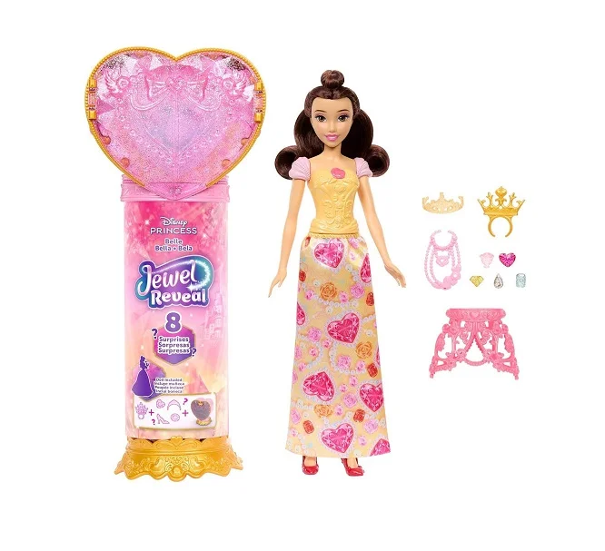 Φωτογραφία προϊόντος: Mattel DISNEY PRINCESS ΚΟΥΚΛΑ ΠΕΝΤΑΜΟΡΦΗ ΜΕ ΚΟΣΜΗΜΑΤΟΘΗΚΗ (JHL51)