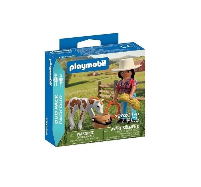Φωτογραφία προϊόντος: Playmobil Duo Pack Αναβάτρια Και Πουλάρι 72026