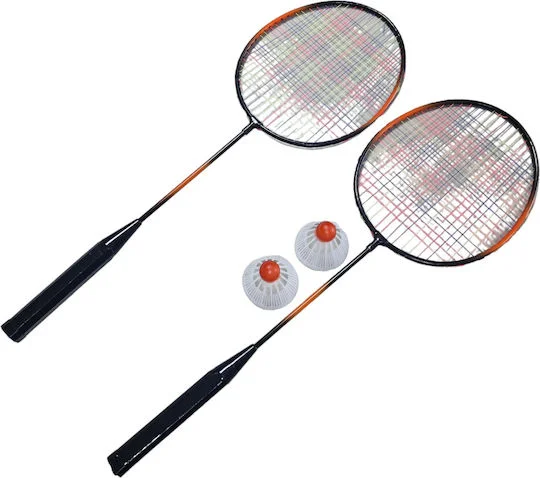 Φωτογραφία προϊόντος: ΣΕΤ/2 Ρακέτες Badminton ΣΕΤ/2 μέ 2 Mπαλάκια 16113 - OEM