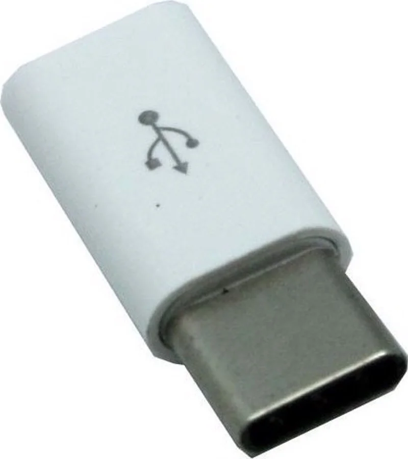 Φωτογραφία προϊόντος: OEM USB-C male - micro USB female White