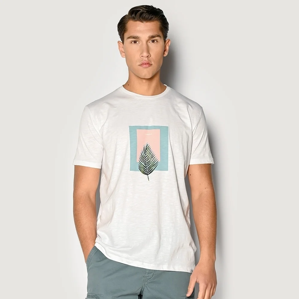 Φωτογραφία προϊόντος: CAMARO ΑΝΔΡΙΚΟ T-SHIRT ΜΕ ΤΥΠΩΜΑ ΛΕΥΚΟ