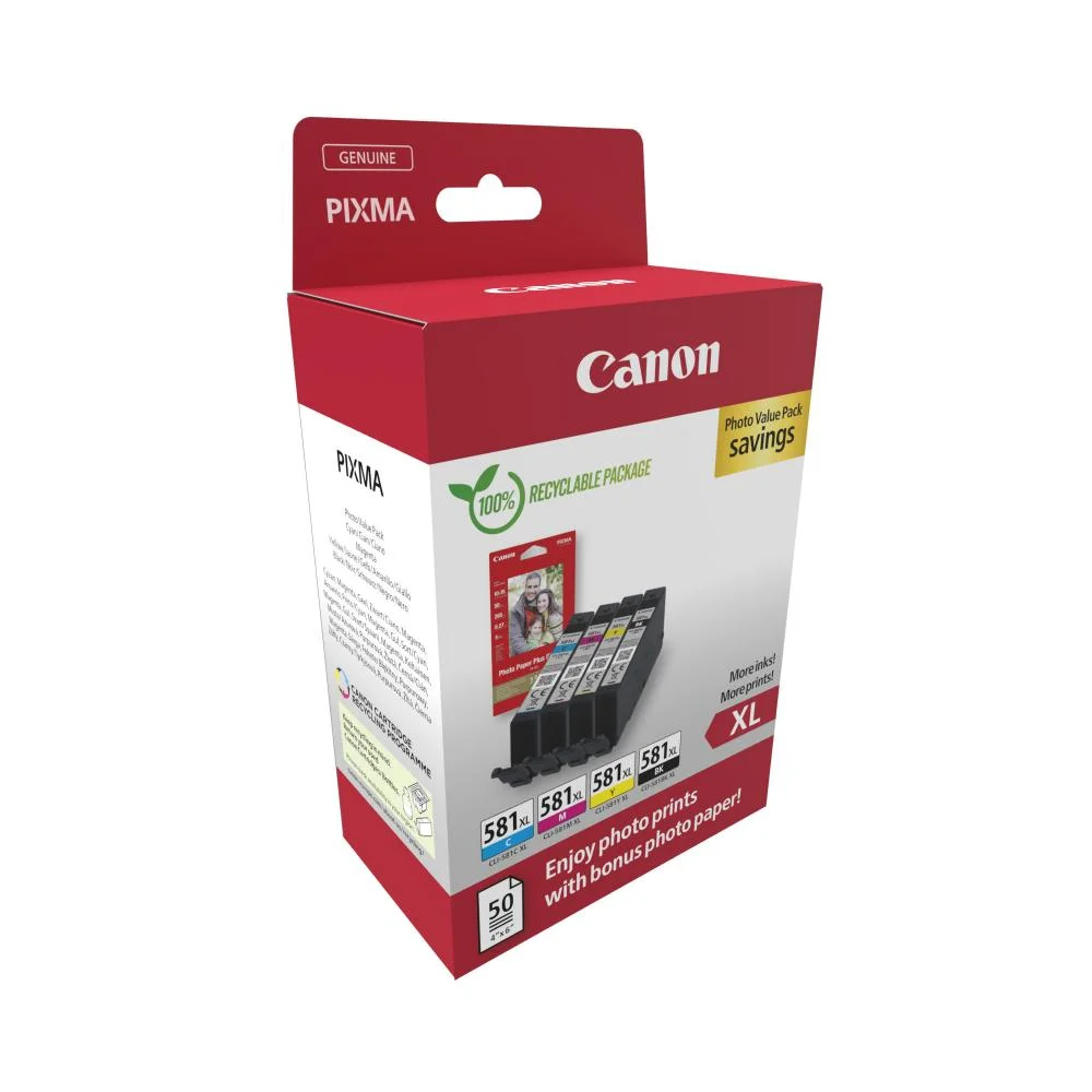 Φωτογραφία προϊόντος: Canon Μελάνι Inkjet CLI-581XL CMYK (2052C006) (CANCLI-581XLMP)