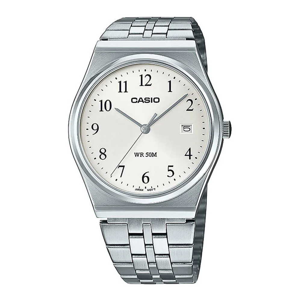 Φωτογραφία προϊόντος: CASIO Collection Silver Stainless Steel Bracelet MTP-B145D-7BVEF