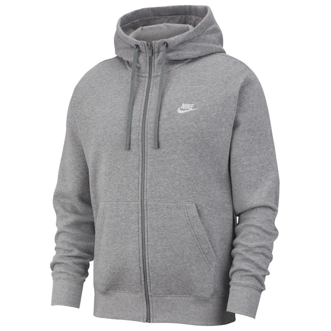 Φωτογραφία προϊόντος: Nike Club Fleece Full-Zip Hoodie BV2645-063 Γκρι