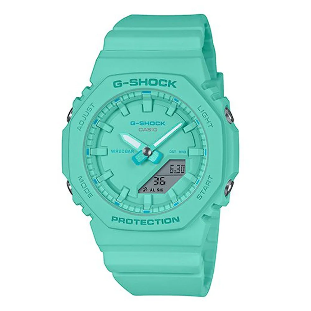 Φωτογραφία προϊόντος: CASIO G-SHOCK Chronograph Turqoise Biosourced Strap GMA-P2100-2AER