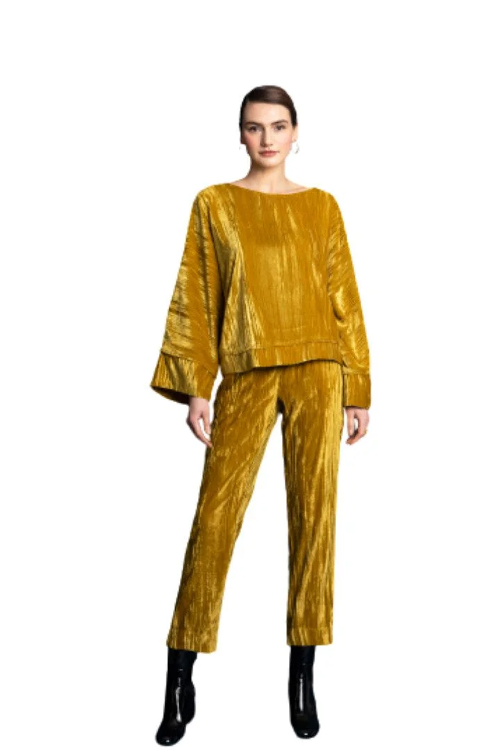 Φωτογραφία προϊόντος: Moutaki Gina Velvet Pants 22.03.124 Mustard