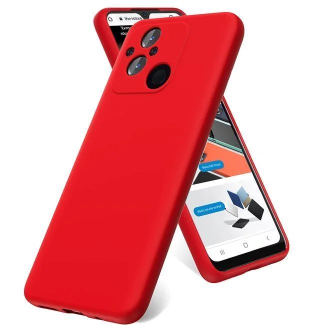 Φωτογραφία προϊόντος: Rubber Silk Case Red Xiaomi Redmi 12C