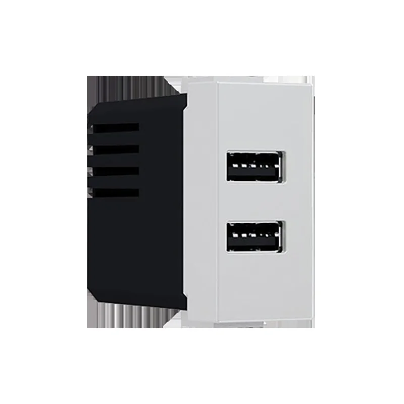 Φωτογραφία προϊόντος: ACALIGHT MODYS Πρίζα τροφοδοσίας Ιβουάρ USB φορτιστής 2xUSB 5VDC (2x1.2A) IP20 / 10101412823