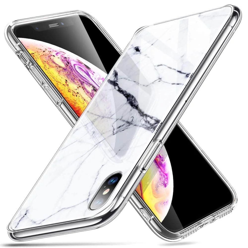 Φωτογραφία προϊόντος: ESR iPhone X/Xs Mimic Marble White Sierra (4894240063545)