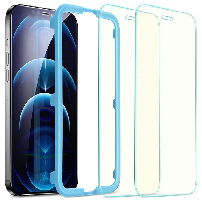 Φωτογραφία προϊόντος: (2-Pack) ESR Anti Blue Light Tempered Glass iPhone 12 Pro Max (With Easy Installation Frame)