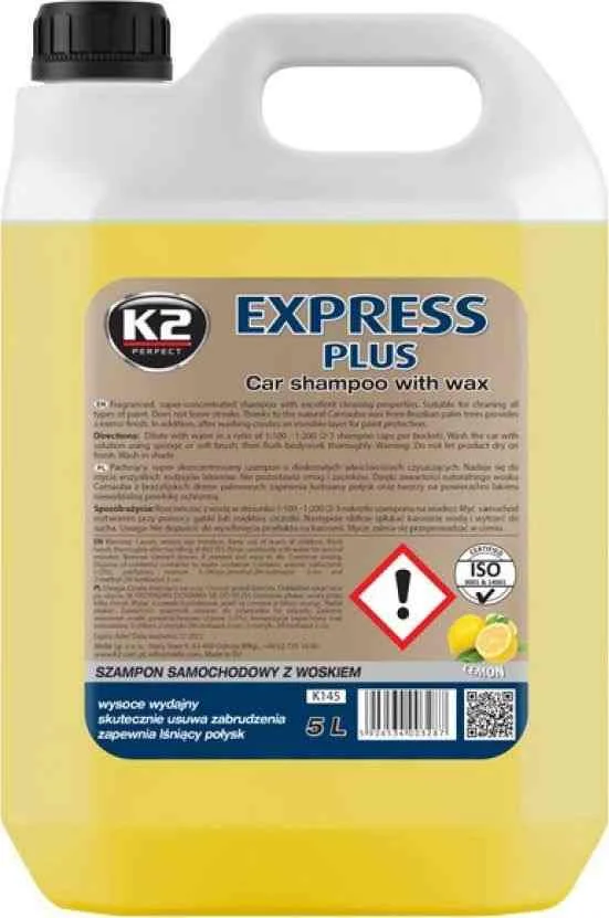 Φωτογραφία προϊόντος: K2 EXPRESS PLUS Σαμπουάν με κερί 5L