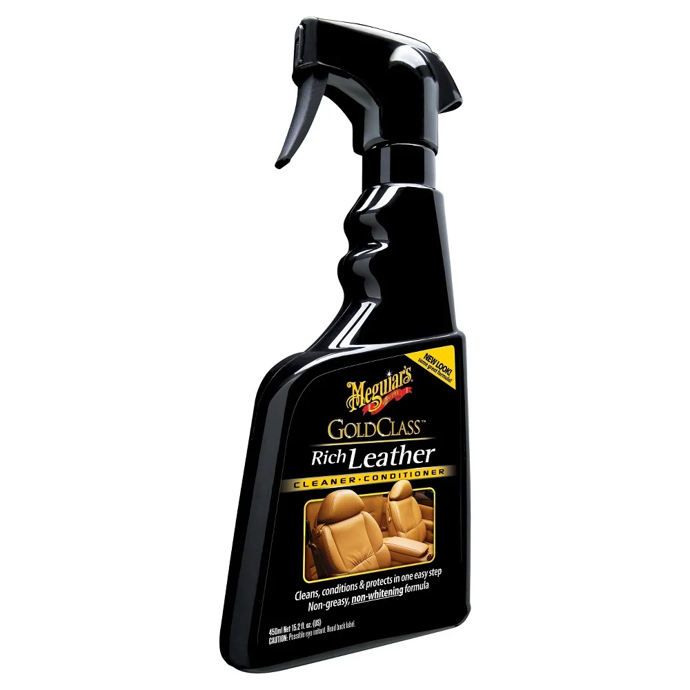 Φωτογραφία προϊόντος: Meguiar's Rich Leather Gold Class (G10916) 450ml 3in1 μαλακτικό καθαριστικό δέρματος