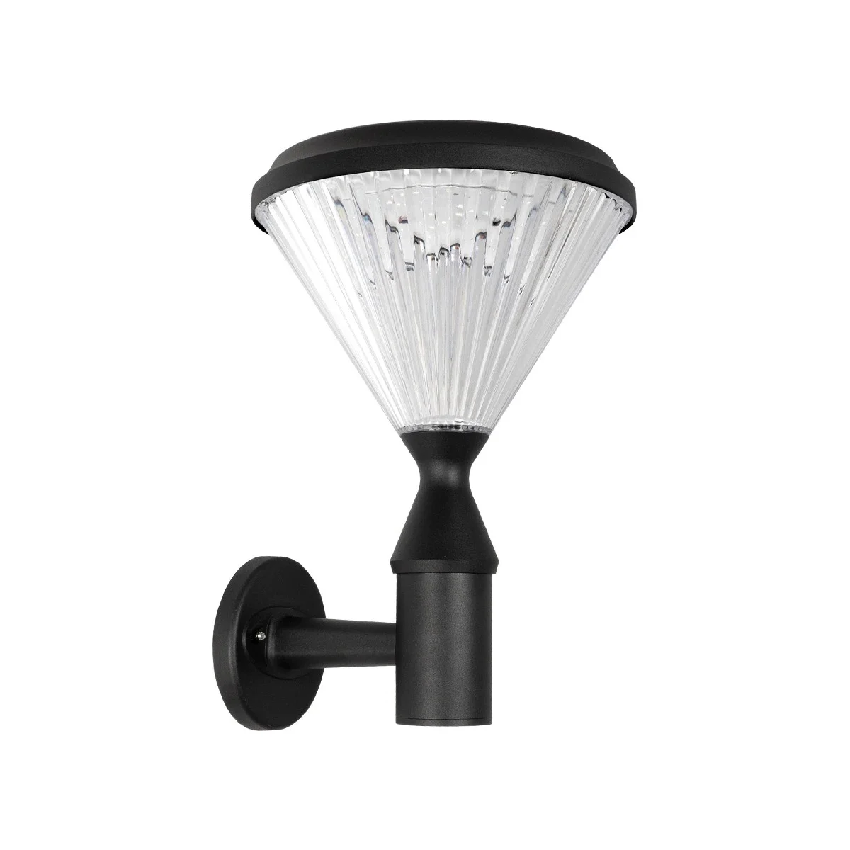 Φωτογραφία προϊόντος: GLOBOSTAR® SOLARTIS 90527 Μοντέρνο Φωτιστικό Τοίχου - Απλίκα LED 10W 1000lm 180° με Ενσωματωμένο Φωτοβολταϊκό Panel 6V 5W & Επαναφορτιζόμενη Μπαταρία Li-ion 3.2V 6000mAh με Αισθητή