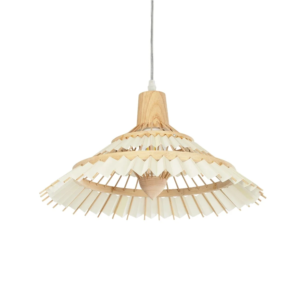 Φωτογραφία προϊόντος: GLOBOSTAR® VENTALIA 999-0068 Boho Κρεμαστό Φωτιστικό Οροφής με Ντουί 1 x E27 AC 220-240V IP20 - Μπεζ - Μ40 x Π40 x Y23cm