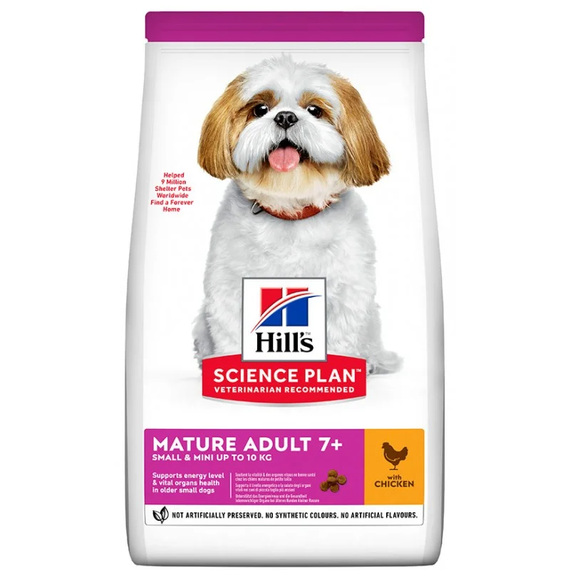 Φωτογραφία προϊόντος: Hill s Science Plan Mature Adult Small + Mini Για Σκύλους Με Κοτόπουλο 1,5kg
