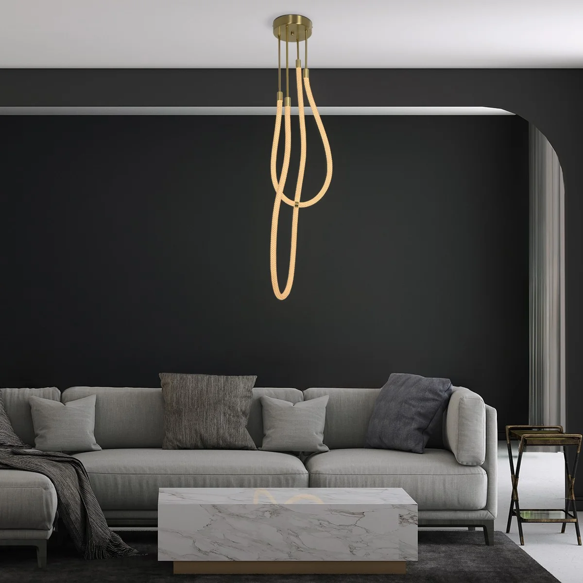 Φωτογραφία προϊόντος: Globostar kelvo® GLOW KLV-101-0153 Φωτιστικό Οροφής LED 42W 4200lm 360° AC 220-240V IP20 Ρυθμιζόμενο Λευκό CCT με Χειριστήριο από 2700K έως 6000K Dimmable - Lumileds SMD Chip - Χρυσό Πλατίνα