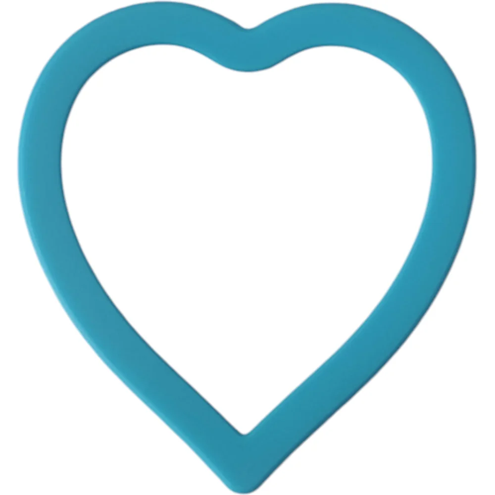Φωτογραφία προϊόντος: Light Blue Heart Κουπάτ ζύμης, λαχανικών & φρούτων, από ανοξείδωτο ατσάλι - Queen Mother