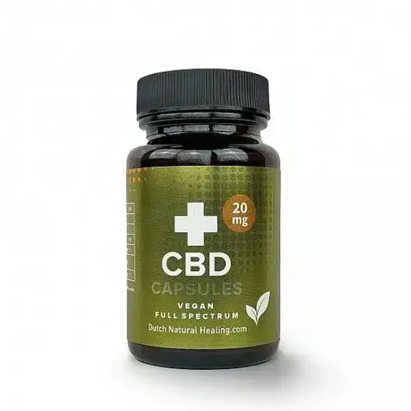 Φωτογραφία προϊόντος: Κάψουλες CBD 60 x 20mg Full Spectrum - Vegan
