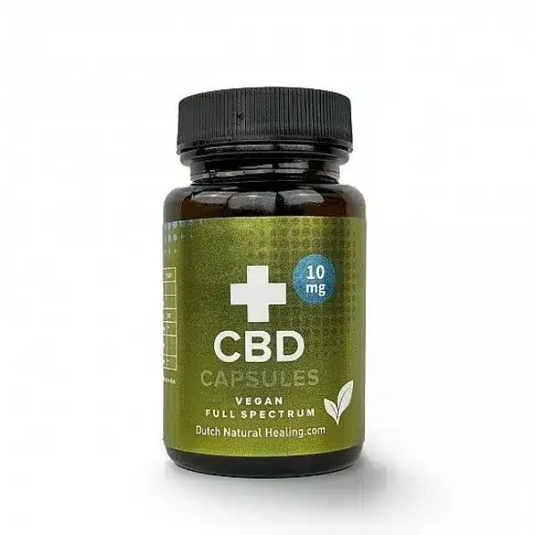 Φωτογραφία προϊόντος: Κάψουλες CBD 60 x 10mg Full Spectrum - Vegan