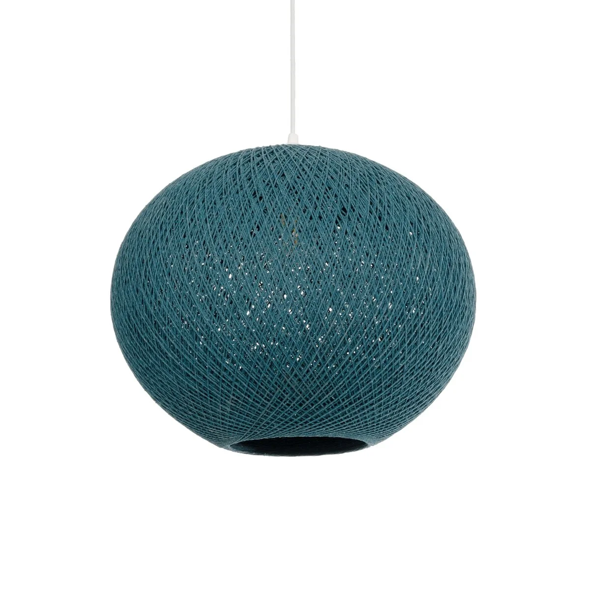 Φωτογραφία προϊόντος: GLOBOSTAR® SOLEI 205-0010 Boho Κρεμαστό Φωτιστικό Οροφής με Ντουί 1 x E27 AC 220-240V IP20 - Τιρκουάζ - M40 x Π40 x Υ36cm