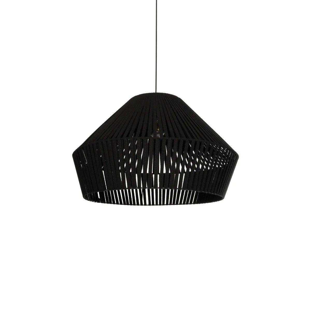 Φωτογραφία προϊόντος: GLOBOSTAR® NUI 205-0062 Boho Κρεμαστό Φωτιστικό Οροφής με Ντουί 1 x E27 AC 220-240V IP20 - Μαύρο - M60 x Π60 x Υ41cm