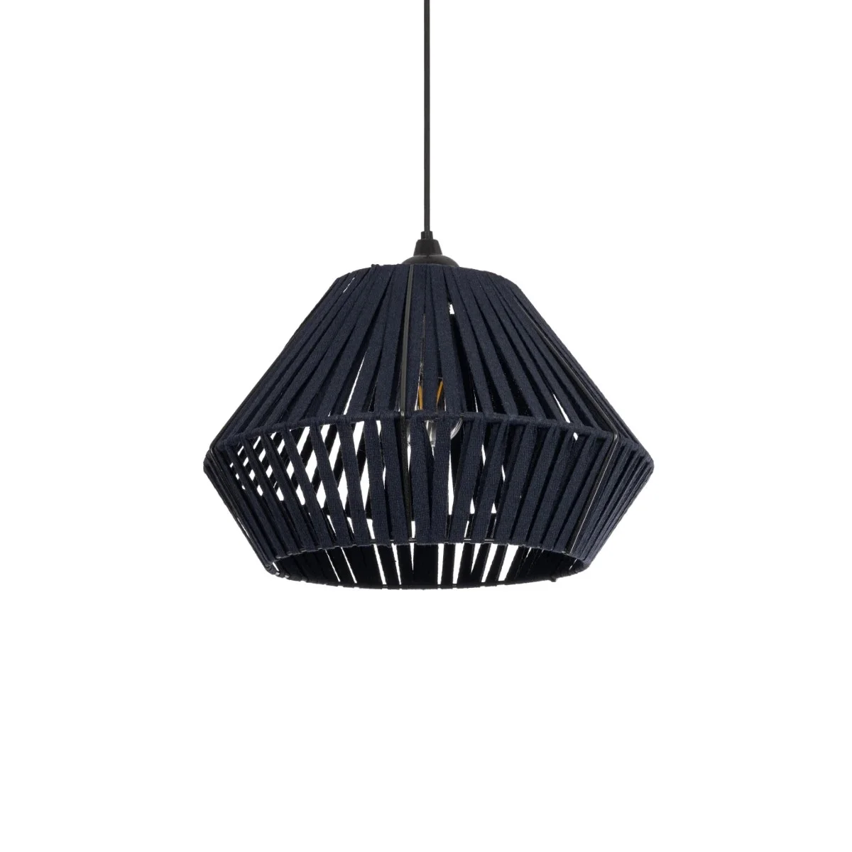 Φωτογραφία προϊόντος: GLOBOSTAR® NUI 205-0071 Boho Κρεμαστό Φωτιστικό Οροφής με Ντουί 1 x E27 AC 220-240V IP20 - Μπλε - M36 x Π36 x Υ27cm