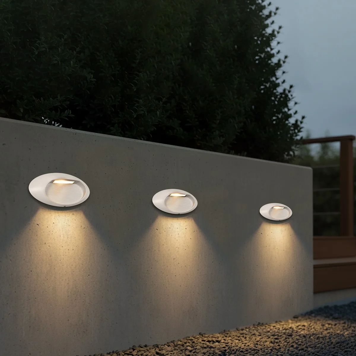 Φωτογραφία προϊόντος: Globostar kelvo® STEPART KLV-101-0100 Φωτιστικό Σκαλοπατιού / Διαδρόμου LED 3W 375lm 45° AC 220-240V Αδιάβροχο IP65 Θερμό Λευκό 2700K - Lumileds SMD Chip & TÜV SÜD Driver - Λευκό Ματ - Μ26 x
