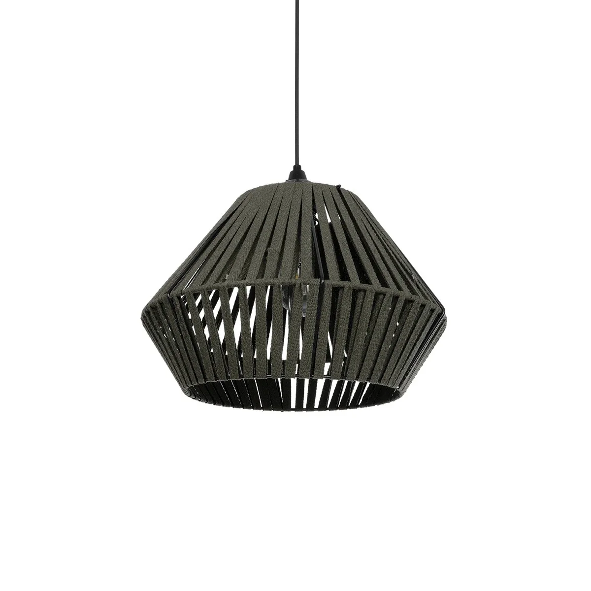 Φωτογραφία προϊόντος: GLOBOSTAR® NUI 205-0069 Boho Κρεμαστό Φωτιστικό Οροφής με Ντουί 1 x E27 AC 220-240V IP20 - Πρασίνο - M36 x Π36 x Υ27cm