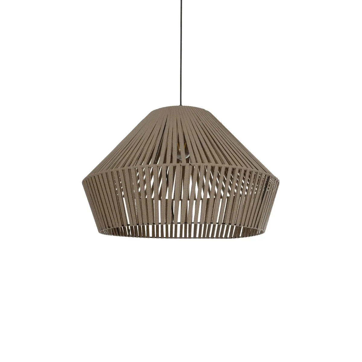 Φωτογραφία προϊόντος: GLOBOSTAR® NUI 205-0068 Boho Κρεμαστό Φωτιστικό Οροφής με Ντουί 1 x E27 AC 220-240V IP20 - Μπεζ - M60 x Π60 x Υ41cm