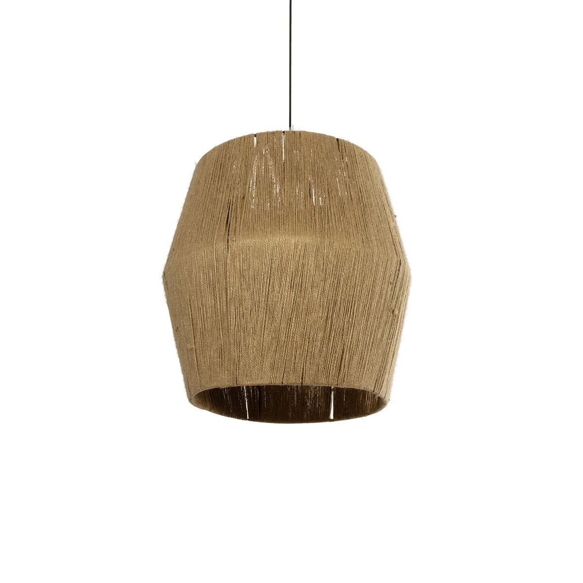 Φωτογραφία προϊόντος: GLOBOSTAR® CONE 205-0058 Boho Κρεμαστό Φωτιστικό Οροφής με Ντουί 1 x E27 AC 220-240V IP20 - Μπεζ - M55 x Π55 x Υ50cm