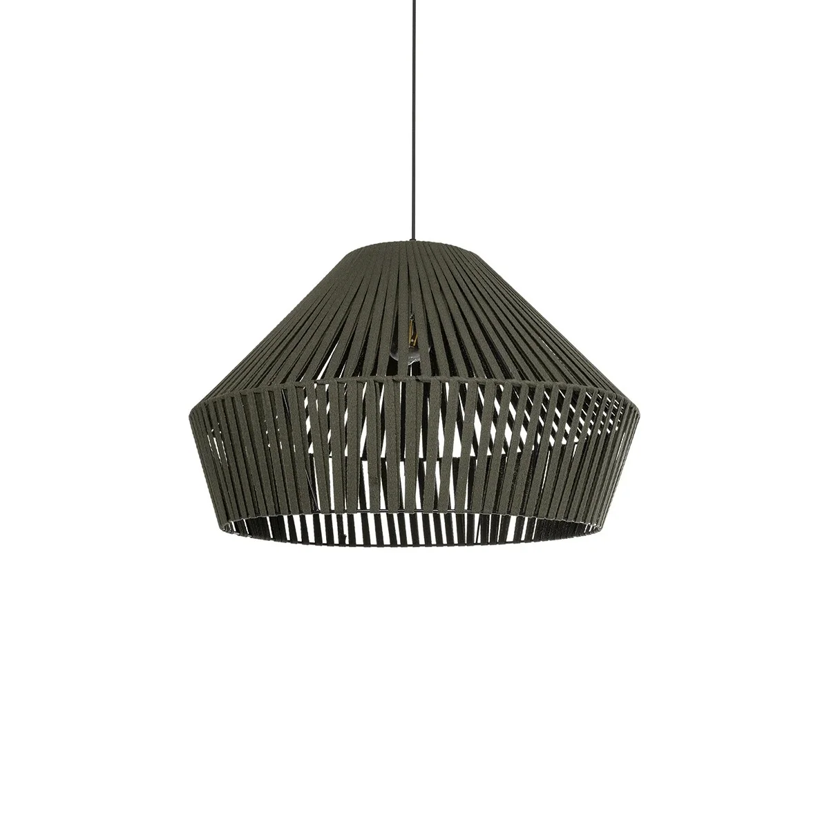 Φωτογραφία προϊόντος: GLOBOSTAR® NUI 205-0070 Boho Κρεμαστό Φωτιστικό Οροφής με Ντουί 1 x E27 AC 220-240V IP20 - Πρασίνο - M60 x Π60 x Υ41cm