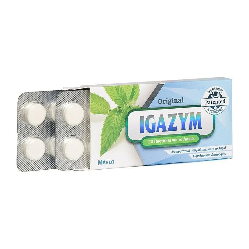 Φωτογραφία προϊόντος: BEEZCARE Igazym Original Παστίλιες για το Λαιμό με Μέντα 20τεμ.