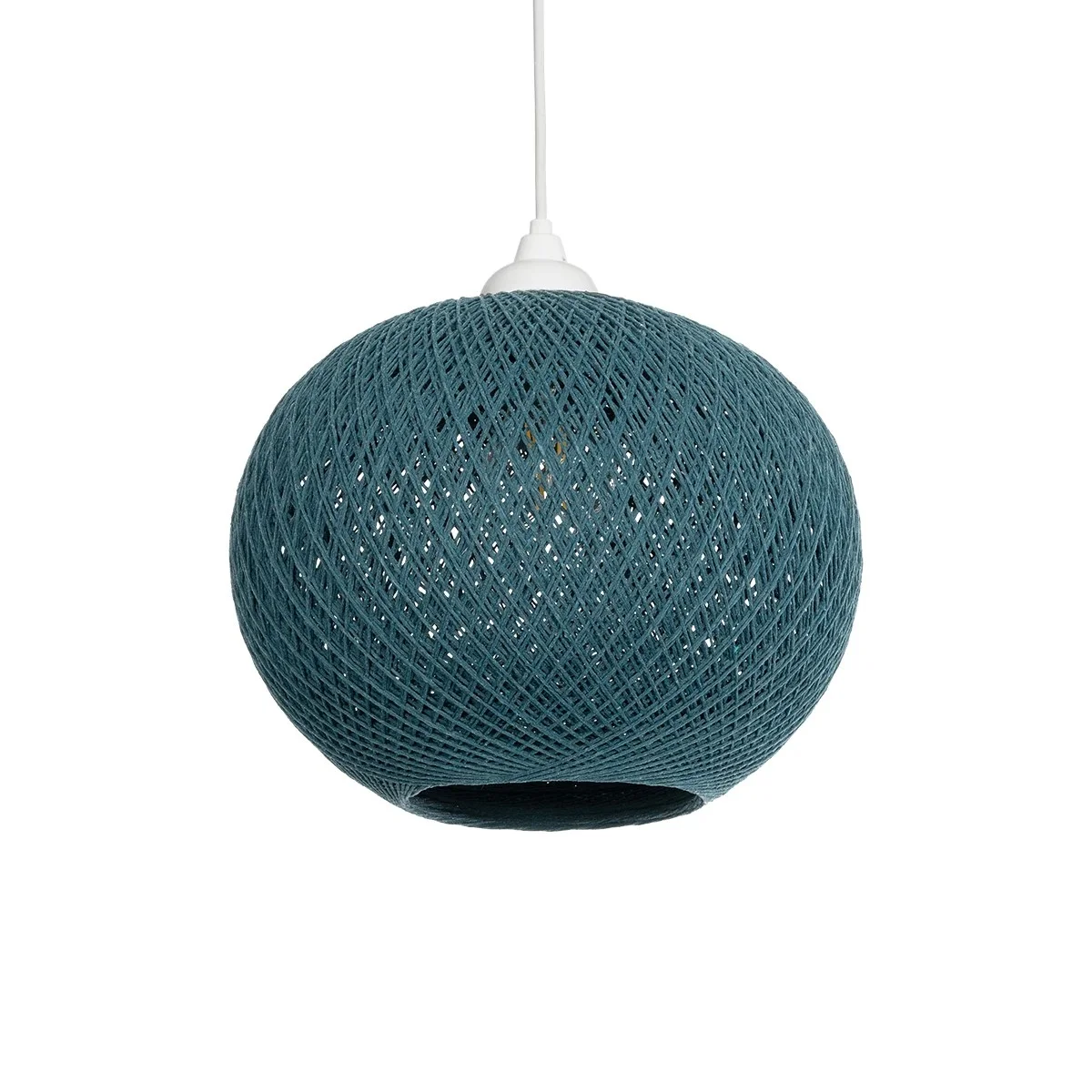 Φωτογραφία προϊόντος: GLOBOSTAR® SOLEI 205-0011 Boho Κρεμαστό Φωτιστικό Οροφής με Ντουί 1 x E27 AC 220-240V IP20 - Τιρκουάζ - M30 x Π30 x Υ26cm