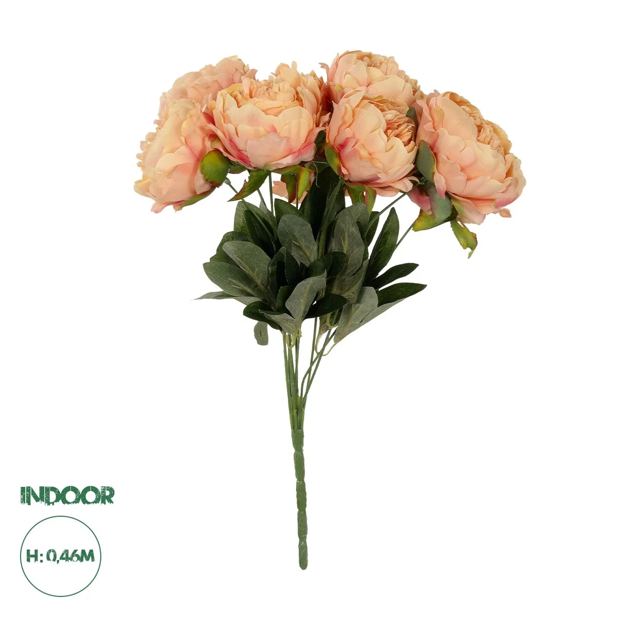 Φωτογραφία προϊόντος: GloboStar® Artificial Garden PEONY FLOWER 21297 Τεχνητό Διακοσμητικό Μπουκέτο Κλαδιά Παιώνιας Μ35 x Π23 x Υ46cm