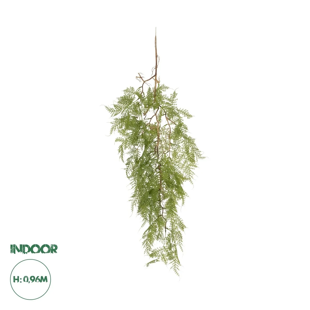 Φωτογραφία προϊόντος: GloboStar® Artificial Garden HANGING FERN 20620 Τεχνητό Διακοσμητικό Κρεμαστό Φυτό Φτέρης Μ32 x Π14 x Υ96cm