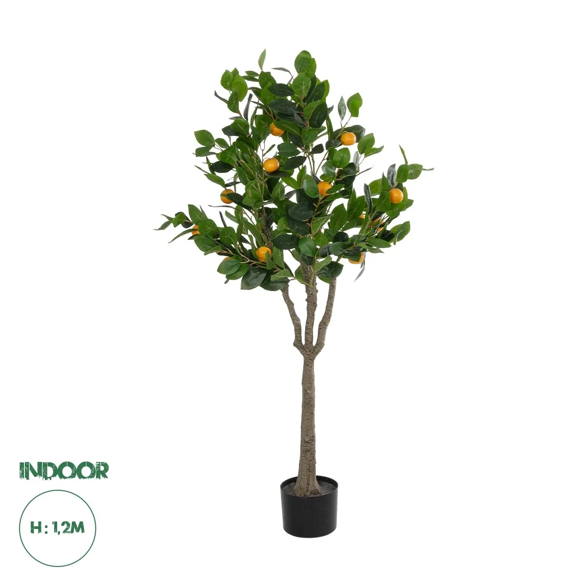 Φωτογραφία προϊόντος: GloboStar® Artificial Garden ORANGE TREE 21108 Τεχνητό Διακοσμητικό Δέντρο Πορτοκαλιά Μ70 x Π50 x Υ120cm