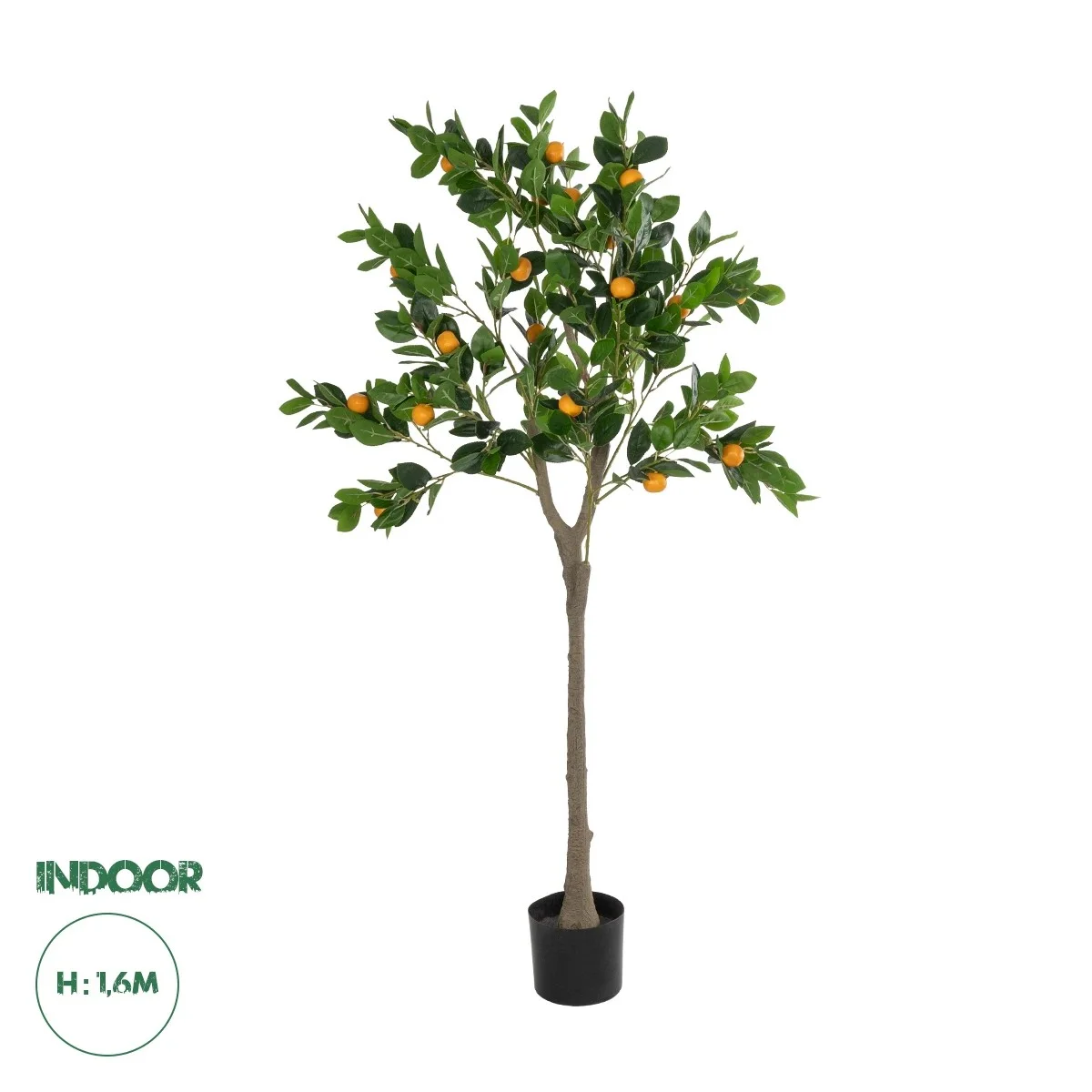 Φωτογραφία προϊόντος: GloboStar® Artificial Garden ORANGE TREE 21109 Τεχνητό Διακοσμητικό Δέντρο Πορτοκαλιά Μ90 x Π70 x Υ160cm