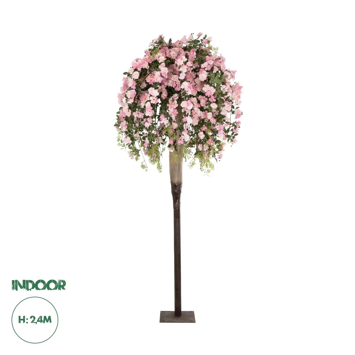 Φωτογραφία προϊόντος: GloboStar® Artificial Garden ROSES TREE 21068 Τεχνητό Διακοσμητικό Δέντρο Τριανταφυλλιά Μ110 x Π110 x Υ240cm